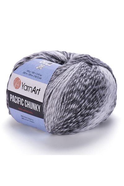 Yarnart Pacific Chunky - Μαρμάρινο Χέρι Πλεκτό Νήμα Ebruli-300