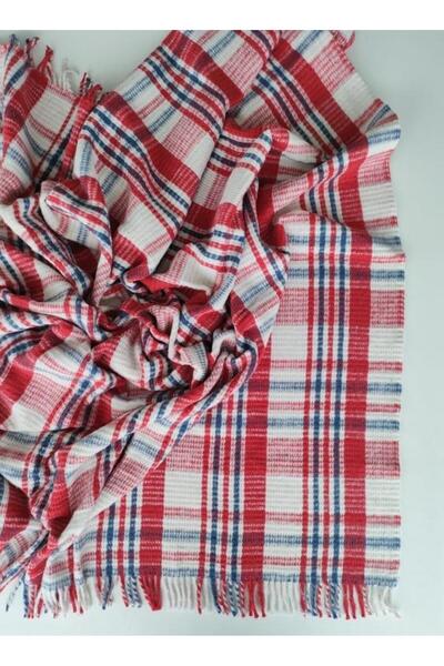 Mulberry Fringed Blanket Double 180 x 220