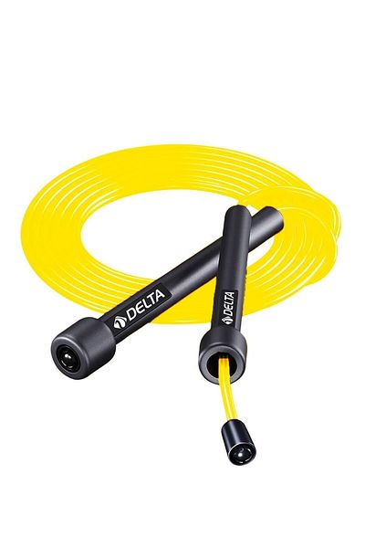 Delta 10 Pieces Length Adjustable Yellow Jump Rope
