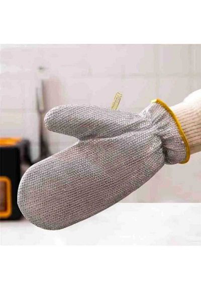 Dalian Home 1 Pcs Waterproof Wire Gloves - Dirt Rust Remover Cleaning