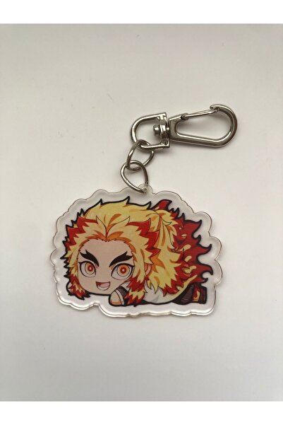 Hara Company شيطان القاتل رينجوكو شيطان يقطع سلسلة المفاتيح أنيمي / زخرفة حقيبة