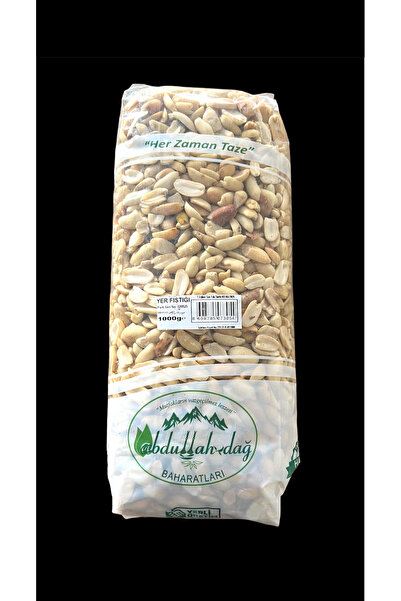 Hacıoğlu baharat Hatay Yöresel Tuzsuz Kavrulmuş Yer Fıstığı Şak 1 Kg 1000 gr