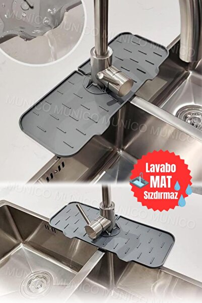 Munico Lavabo Sıçrama Koruması Ultra Kalın Çok Amaçlı Basit Kurulum Pratik La...