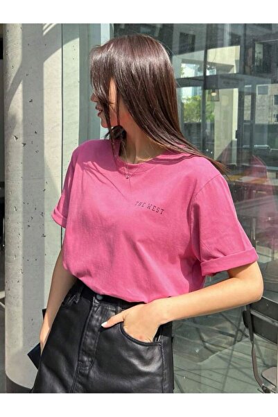 AFROGİYİM Γυναικείο μπλουζάκι Oversize California West Aurora με στάμπα