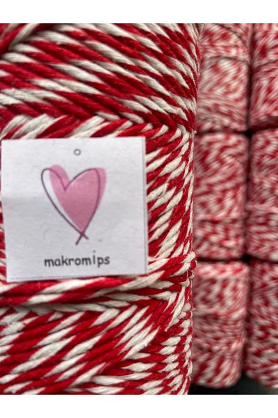 Makromİps Macrame Package Rope (200 GR 2MM) Martenitch Gift Ornament Bracelet Multipurpose Rope