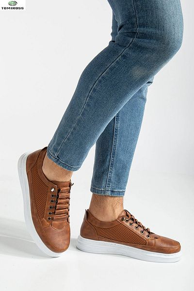 tomıross Enzo Men's Comfortable Flexible Stitched Light Sole Casual Sneaker Shoes Enzo-0360
