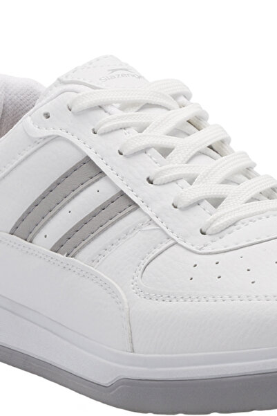 Slazenger ALASTAR I Erkek  Beyaz / Gri Günlük Spor Ayakkabısı