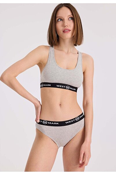 WESTMARK LONDON Γυναικείο μπουστάκι LILY 2 σε γκρι βαμβακερό ελαστάνι