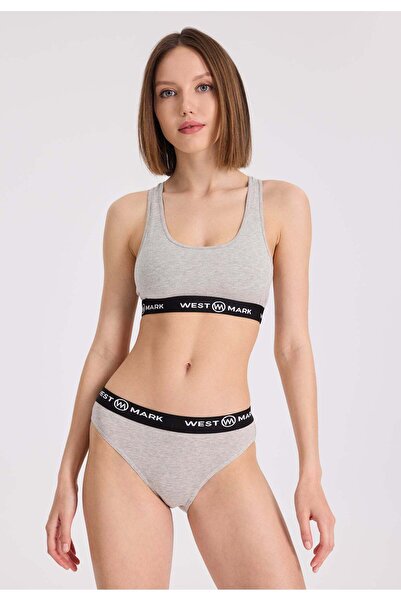 WESTMARK LONDON Γυναικείο μπουστάκι LILY 2 σε γκρι βαμβακερό ελαστάνι