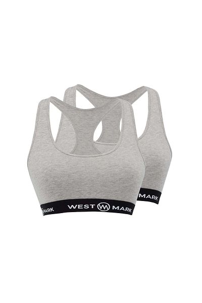 WESTMARK LONDON Γυναικείο μπουστάκι LILY 2 σε γκρι βαμβακερό ελαστάνι