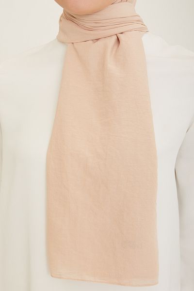 FRESCO SCARFS Armine Trend - Φυσικό μαλακό βαμβακερό γυναικείο σάλι Hijab Hijab