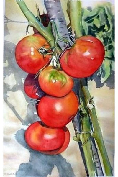 Marcel Kristal Tablo Marcel Art - 35x56cm Ντομάτες Διαμαντένιο Μωσαϊκό Πίνακας