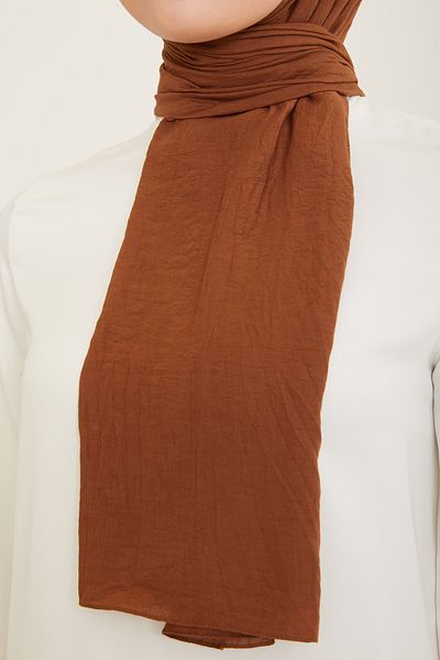 FRESCO SCARFS Armine Trend - Φυσικό μαλακό βαμβακερό γυναικείο σάλι Hijab Hijab