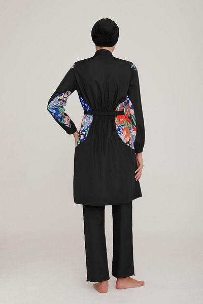 ZF BUTİK Costum de baie Hijab cu parașuta acoperit complet