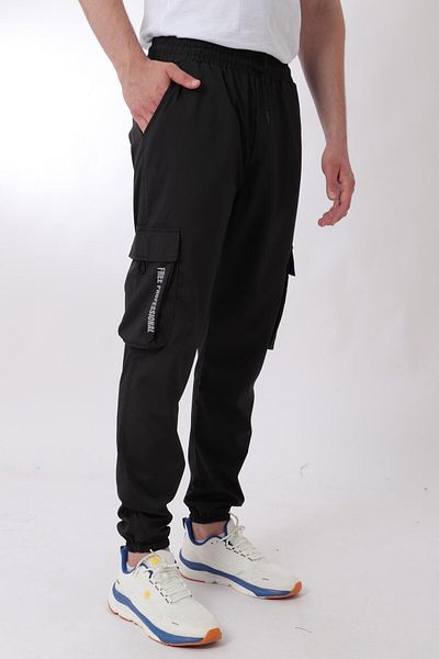 ByTrend Αλεξίπτωτο ύφασμα - Λαστιχένιο πόδι Cargo/Jogger Bottom PLDP 01_70093-1