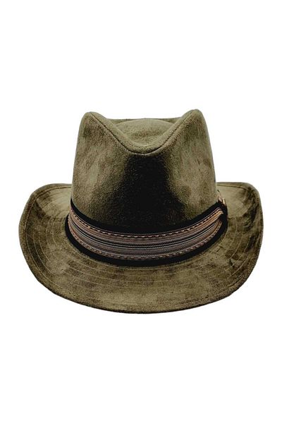 Mood Agenda Unisex Nubuck Cowboy Fedora Hat