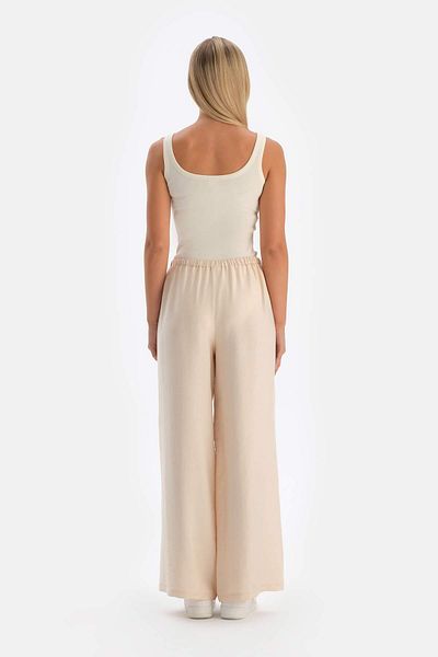Dagi Off-White Modal-Unterhemd aus gekämmter Baumwolle