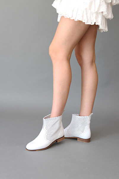 Elile Shoes Hakiki Deri 34-35-41-42-43-44 Numara Kadın Yazlık  Çizme