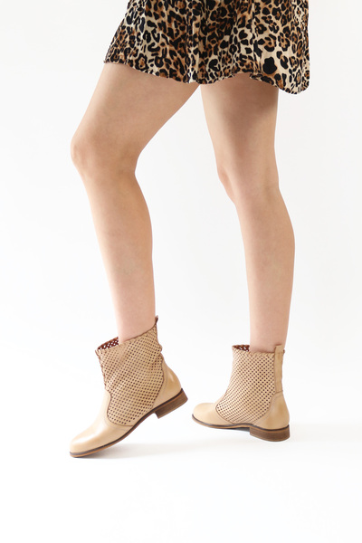 Elile Shoes Hakiki Deri 34-35-41-42-43-44 Numara Kadın Yazlık Çizme