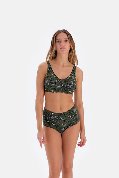 Eros Khakifarbener Bügel-Bikini mit Recovery-Effekt 3086Bk - Tk