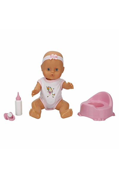Sunman Boubou Altını Islatan Konuşan Bebek Seti 30 cm. - Pembe