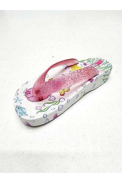 GEZER Children's Summer Mermaid Flip Flops Beach Slippers