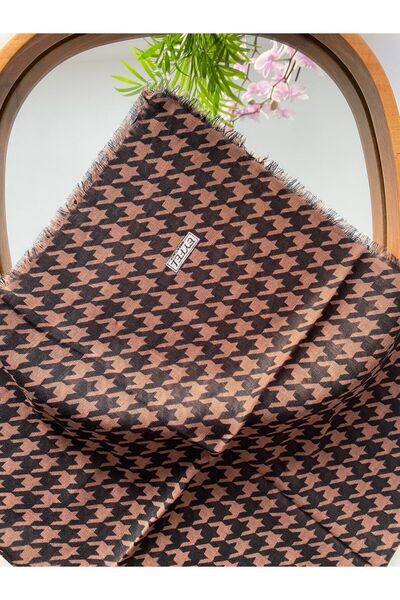 Eyfel Scriere din pânză de brânză cu model negru și maro