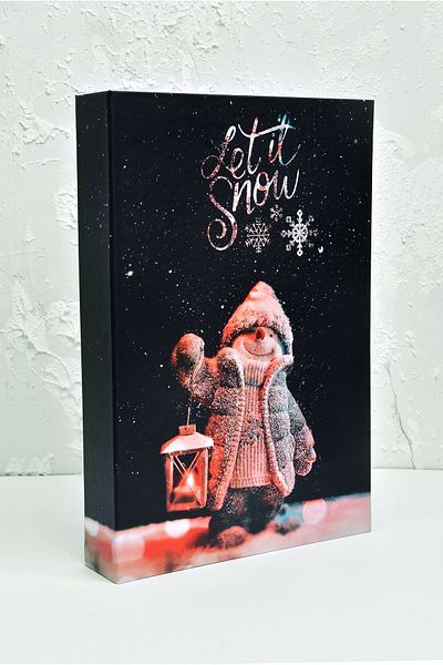 Bytwo Snowman Design Decorative Box - Book Box - Decorative Box