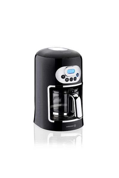 KORKMAZ New Filter Coffee Machine with Black LCD