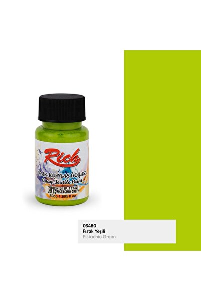 Rich Kumaş Boyası 50cc 3019 Fıstık Yeşili