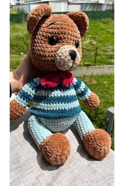 KayNal Amigurumi Kadife Örgü Oyuncak Uyku Arkadaşı