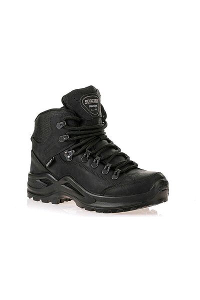 Scooter Ranger Unisex Μαύρες Αδιάβροχες Δερμάτινες Μπότες εξωτερικού χώρου - G1219CS