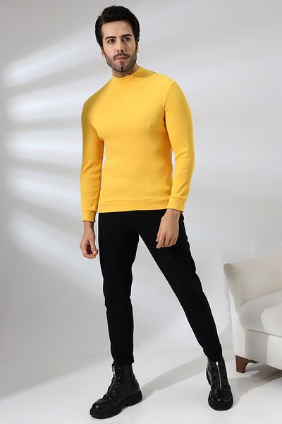 Flyboard Half Fisherman Camisole Sweatshirt 20362 Yellow