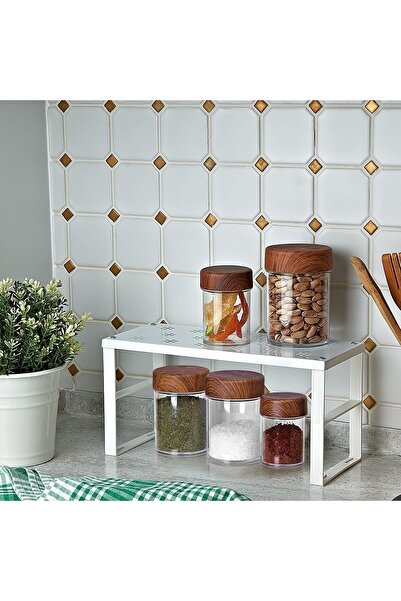 Genel Markalar Org-02 8101 Flowers Dolap Içi Raf Düzenleyici Küçük