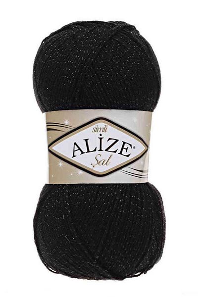 Alize SHAL GLAZED 5 PIECES HAND KNITTED STRING 60
