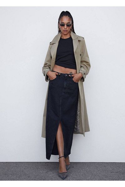 MANGO Woman Low-cut Halter Blouse