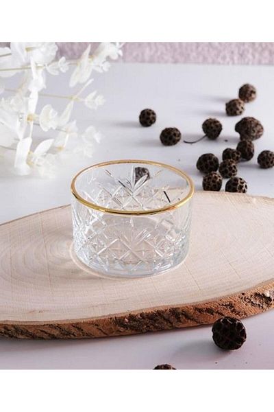 Paşabahçe 530040 Golden Touch Timeless Bowl Set of 4