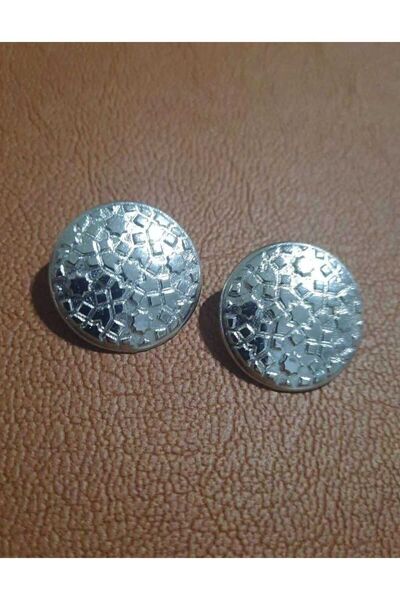 İMREN AKSESUAR Imren26 Patterned Free Nickel Coated 2.5 Cm Metal Button 1 Pac...