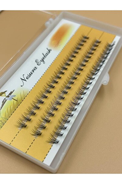 NESURA EYELASH 10D Demet Tekli Takma Kirpik- 8MM