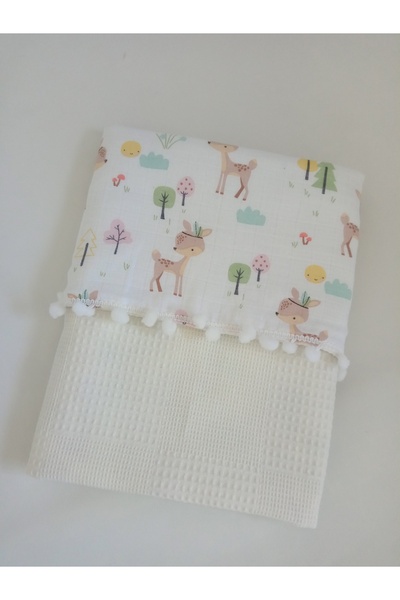 Wenaris 90x110 Blanket - 100% Cotton