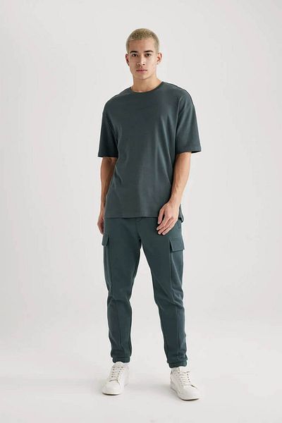 DeFacto Dark Green Men's Sweatpants - B4367ax/gn1082