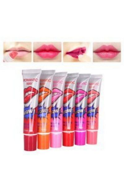 Makeuptime Maqya - Mt - Wow 6 Colors Peelable Tube Matte Lipstick