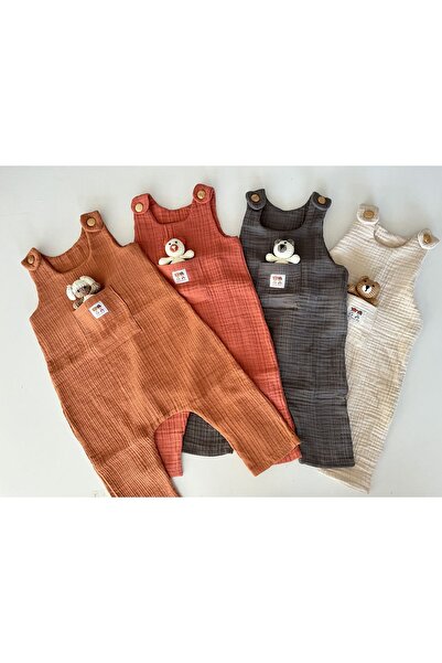 Las Vivas Kids Muslin Overalls Winter Spring Baby Kids Overalls Salopette Overalls