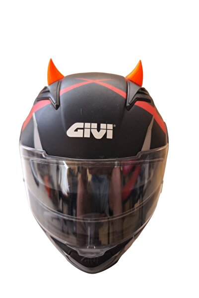 3dfabrick Kask Boynuzu turuncu sağ sol takım 1 çift