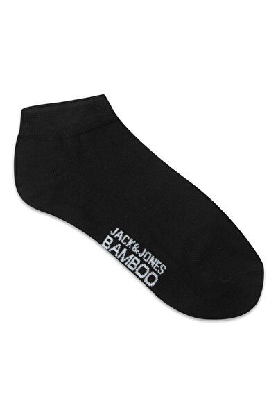 Jack & Jones Jacbasic Bamboo Short Sock 5 Pack Erkek Aksesuar - 12206139 Black Black - Black - Black - Black