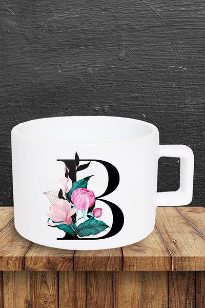 Bytwo Cup with Letter B - Cup cup mug - yh19