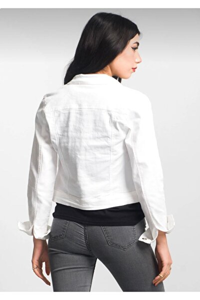 esmacamoda Bílá džínová bunda