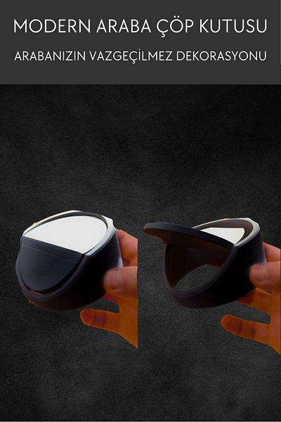 Nosa Mall In-Car Trash Can| Car Trash Can| Organizer Trash Can with Lid| Auto Accessory Dustbin Box