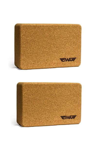 CIWAA Cwa-9411 Mushroom Yoga Block 2 Pieces
