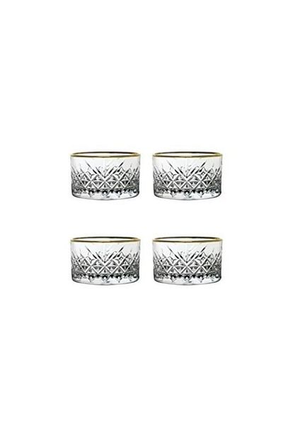 Paşabahçe 530040 Golden Touch Timeless Bowl Set of 4